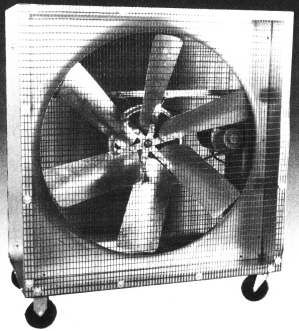 Mobile air cooling fan mancooler air circulator